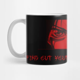 red anime Mug